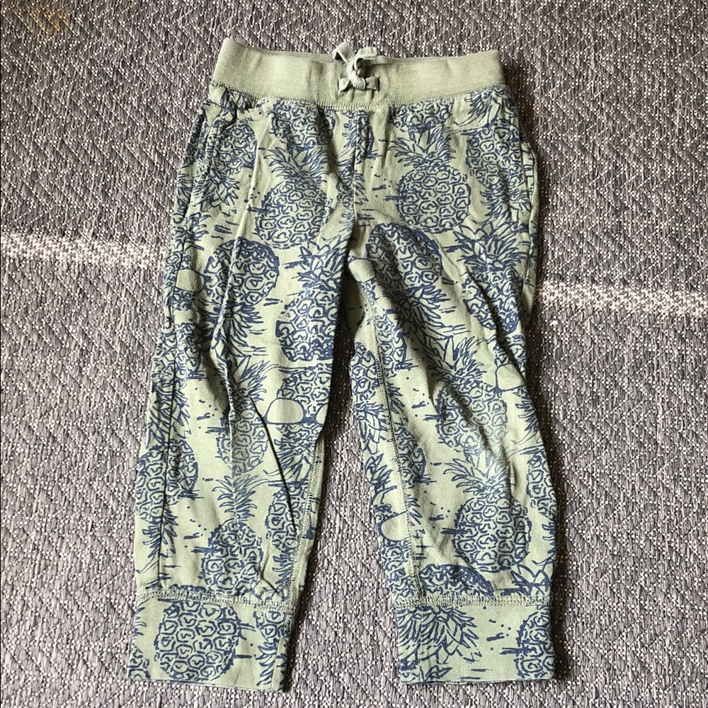 GAP Green Pineapple Print Kids Pants